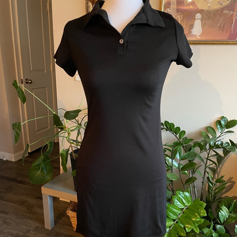 Black Collared Dress